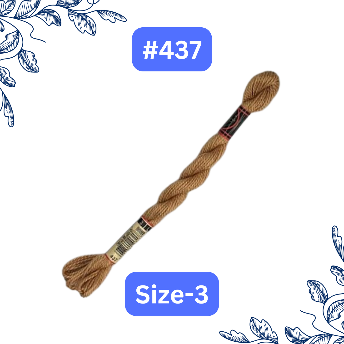 Size-3 DMC Pearl Cotton Thread #437
