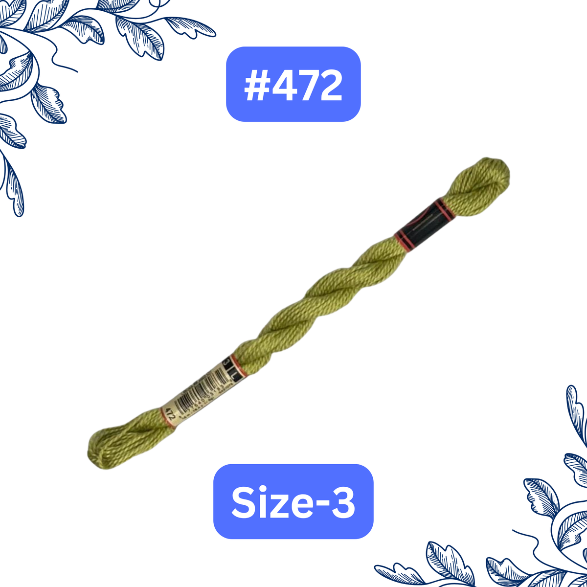 Size-3 DMC Pearl Cotton Thread #472