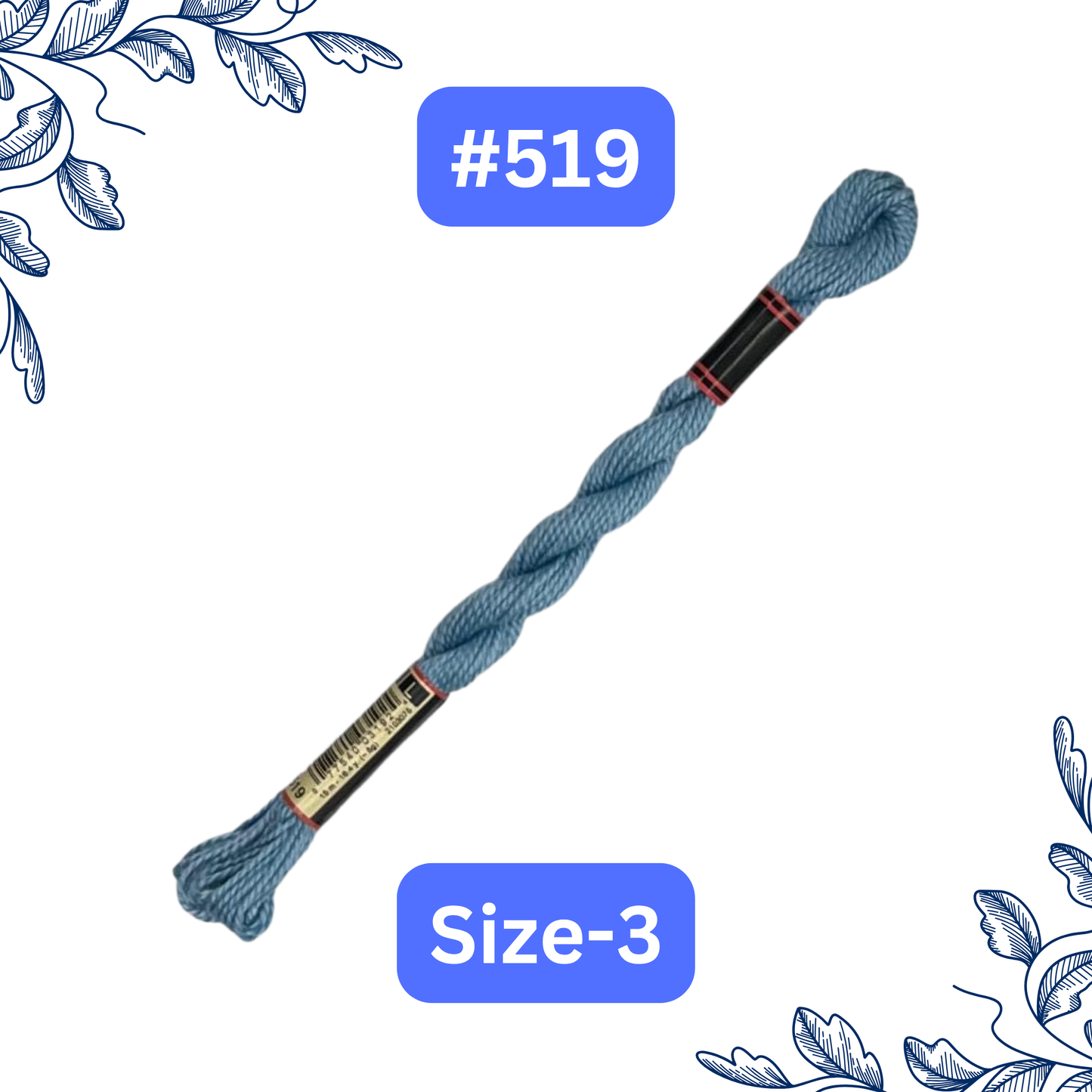 Size-3 DMC Pearl Cotton Thread #519