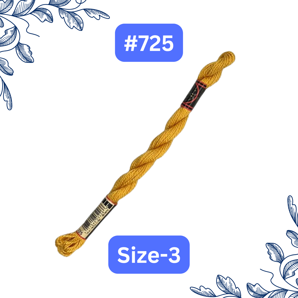Size-3 DMC Pearl Cotton Thread #725