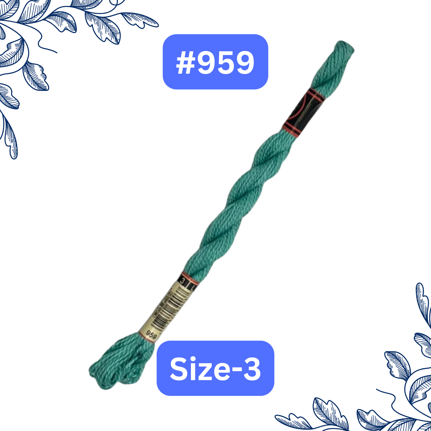 Size-3 DMC Pearl Cotton Thread #959
