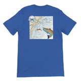 Skidaway Island Savannah Georgia Premium Unisex Crewneck T-shirt Print Material Blue Poppy Designs True Royal S 