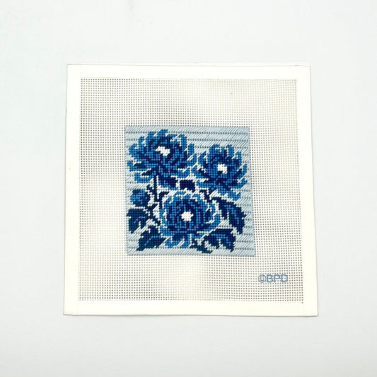 Chrysanthemum Botanical (Chinoiserie) Needlepoint Design