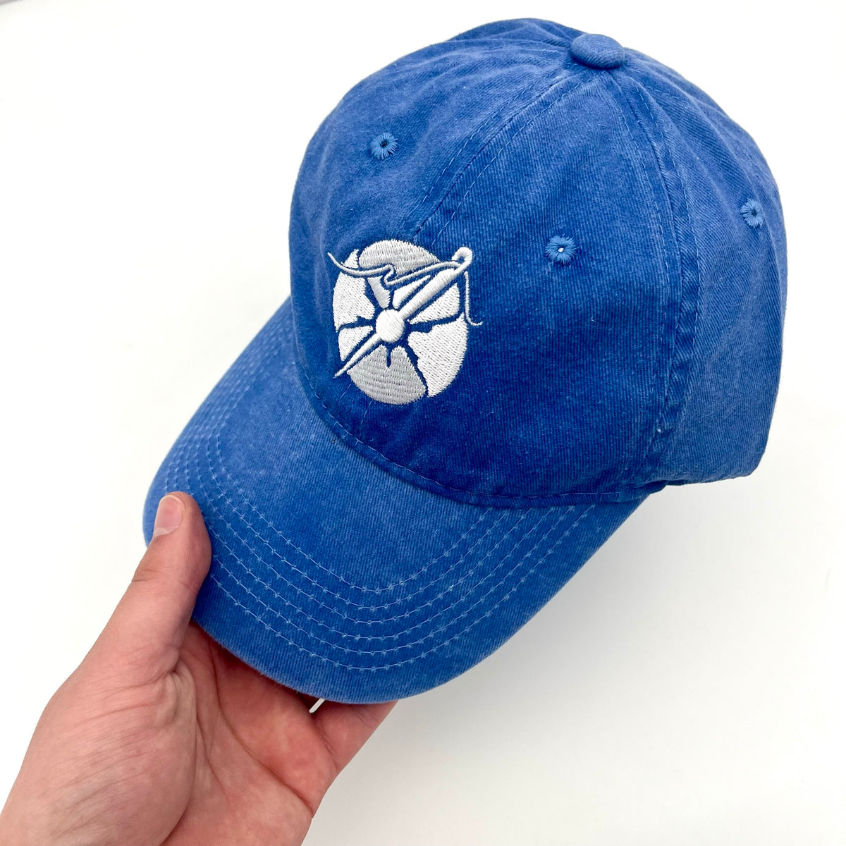 Blue Poppy Adjustable Hat