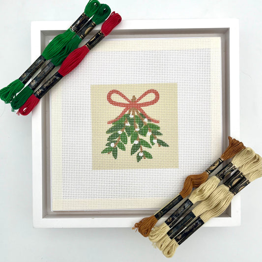 Mistletoe Needlepoint Design