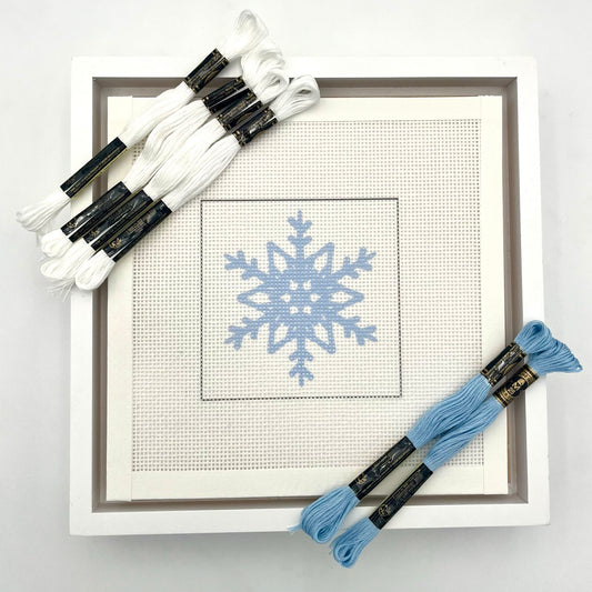 Advanced Snowflake Needlepoint Design