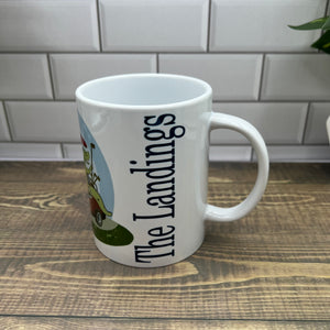 The Landings golf cart Gator 15 oz Coffee Mug - or...Customize it with your town Coffee Mug/Cup Blue Poppy Designs   