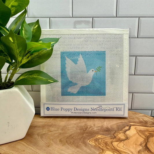 Dove Needlepoint Design Needlepoint Kit Blue Poppy Designs