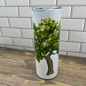 Oak Tree 30 oz Tumbler - Customize it with your town Drinking Glass/Tumbler Blue Poppy Designs Your Town (Customized)  