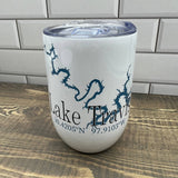 Custom Choose your Lake Ceramic Coffee Mug 15 oz Coffee Mug/Cup Blue Poppy Designs