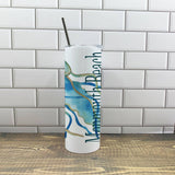 Jellyfish 20oz Tumbler - Customize it with your town Insulated Mug/Tumbler Blue Poppy Designs   