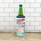 Surfboard 4 in 1 Can Cooler- Customize it with your town Insulated Mug/Tumbler Blue Poppy Designs Art Only