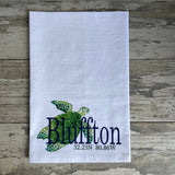 Watercolor Sea Turtle Kitchen Towel Kitchen Towel/Dishcloth Blue Poppy Designs 27x27 Customized 