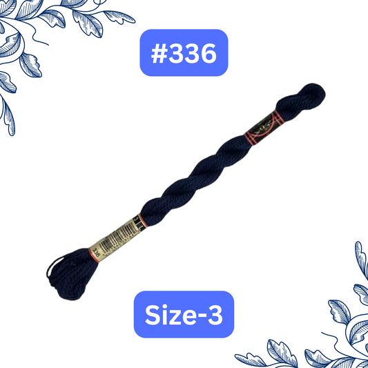 Size-3 DMC Pearl Cotton Thread #336