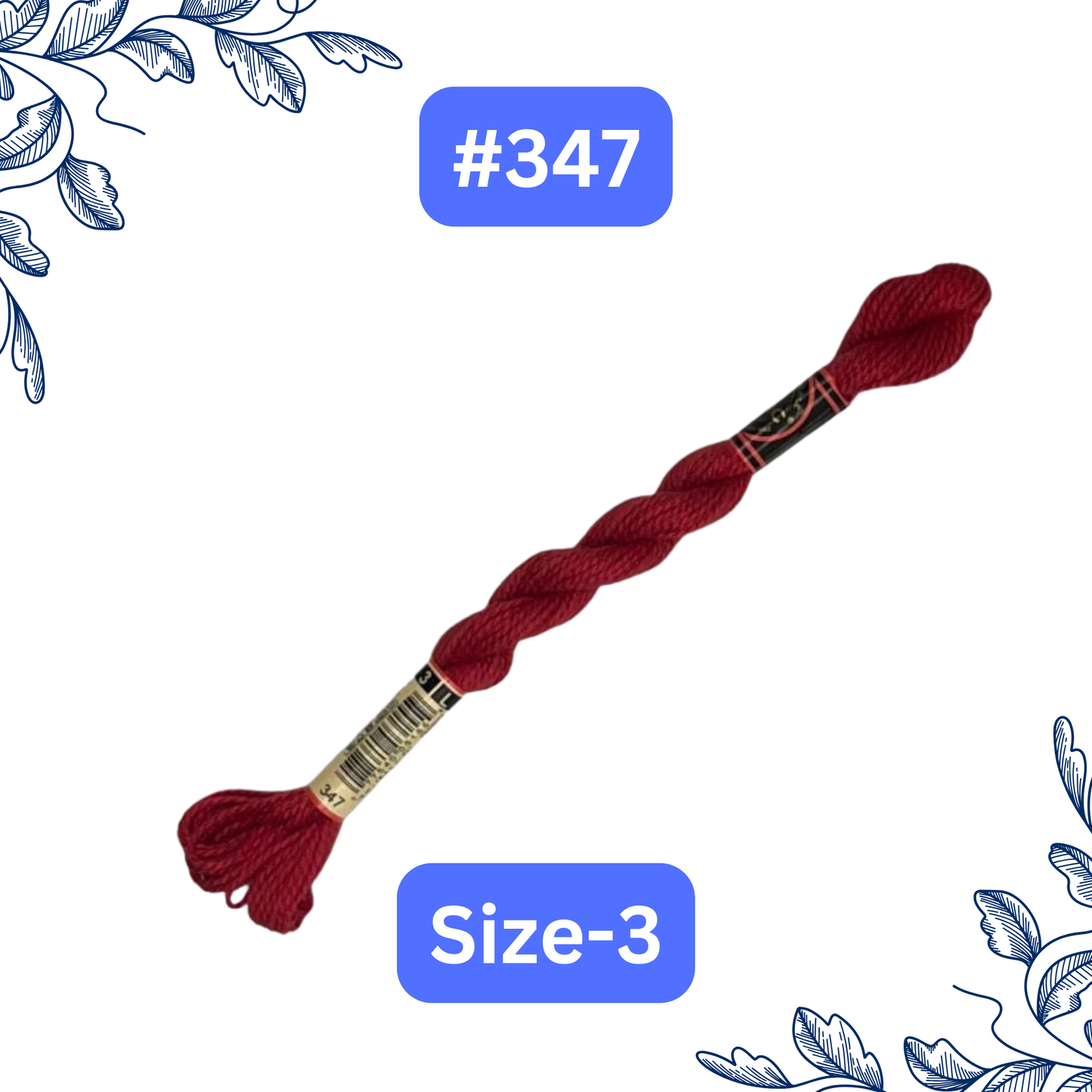 Size-3 DMC Pearl Cotton Thread #347