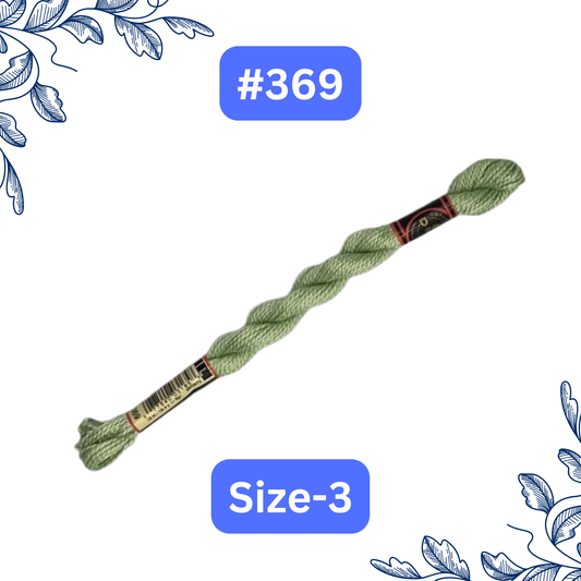 Size-3 DMC Pearl Cotton Thread #369