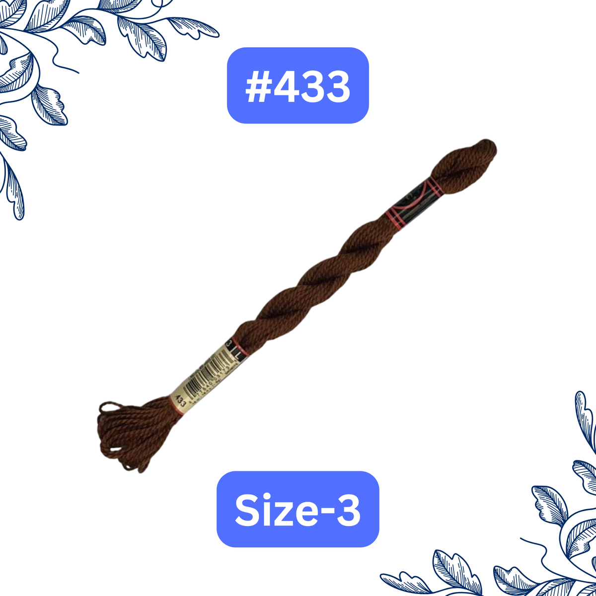 Size-3 DMC Pearl Cotton Thread #433