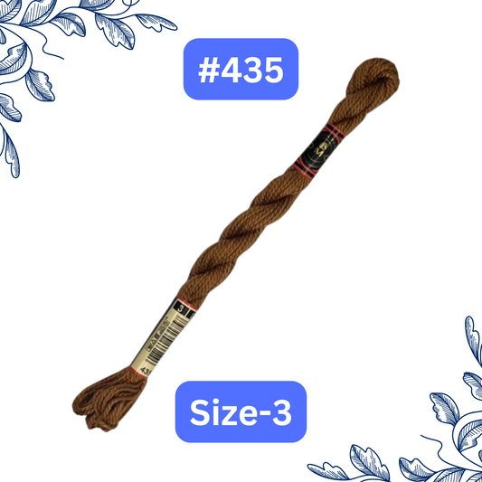 Size-3 DMC Pearl Cotton Thread #435