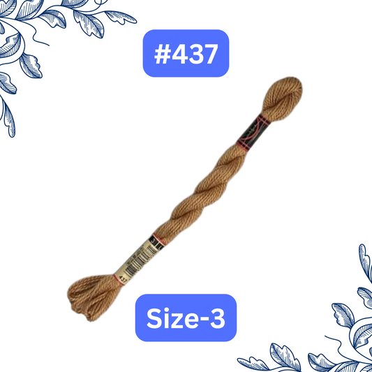 Size-3 DMC Pearl Cotton Thread #437