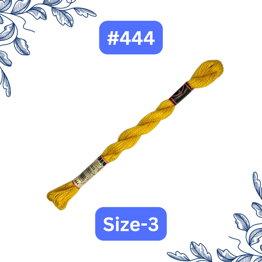 Size-3 DMC Pearl Cotton Thread #444