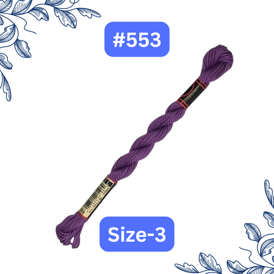 Size-3 DMC Pearl Cotton Thread #553