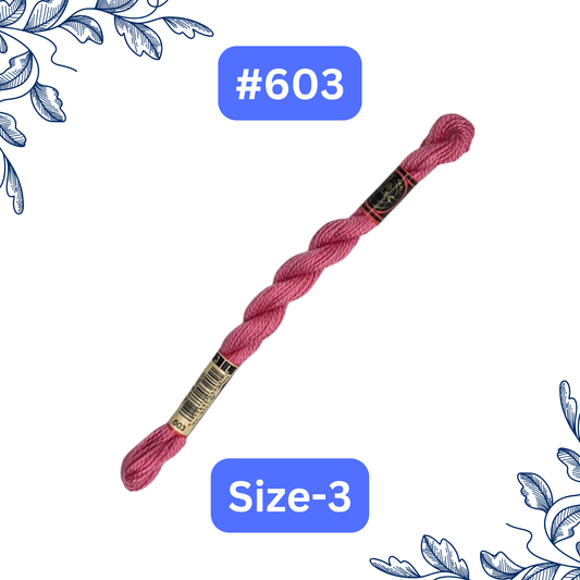Size-3 DMC Pearl Cotton Thread #603