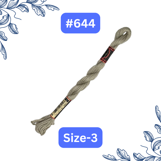Size-3 DMC Pearl Cotton Thread #644