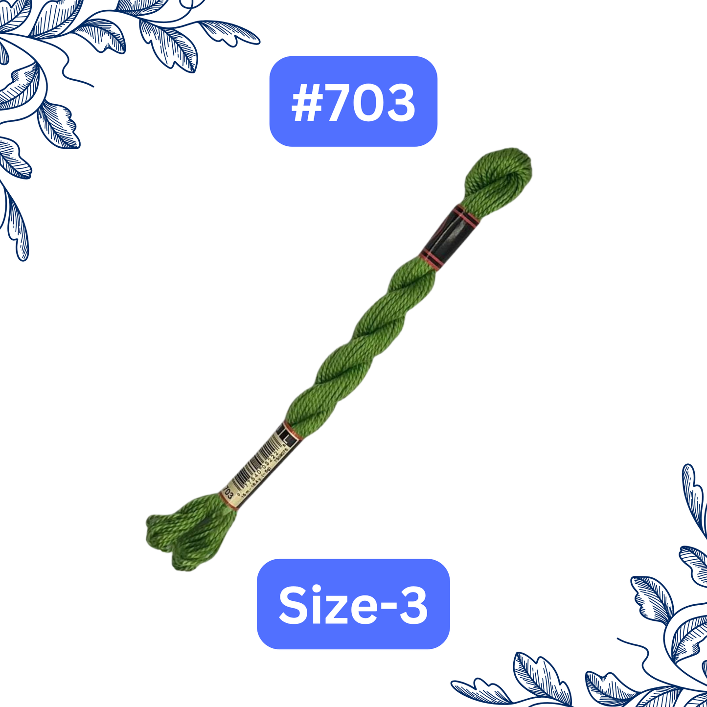 Size-3 DMC Pearl Cotton Thread #703