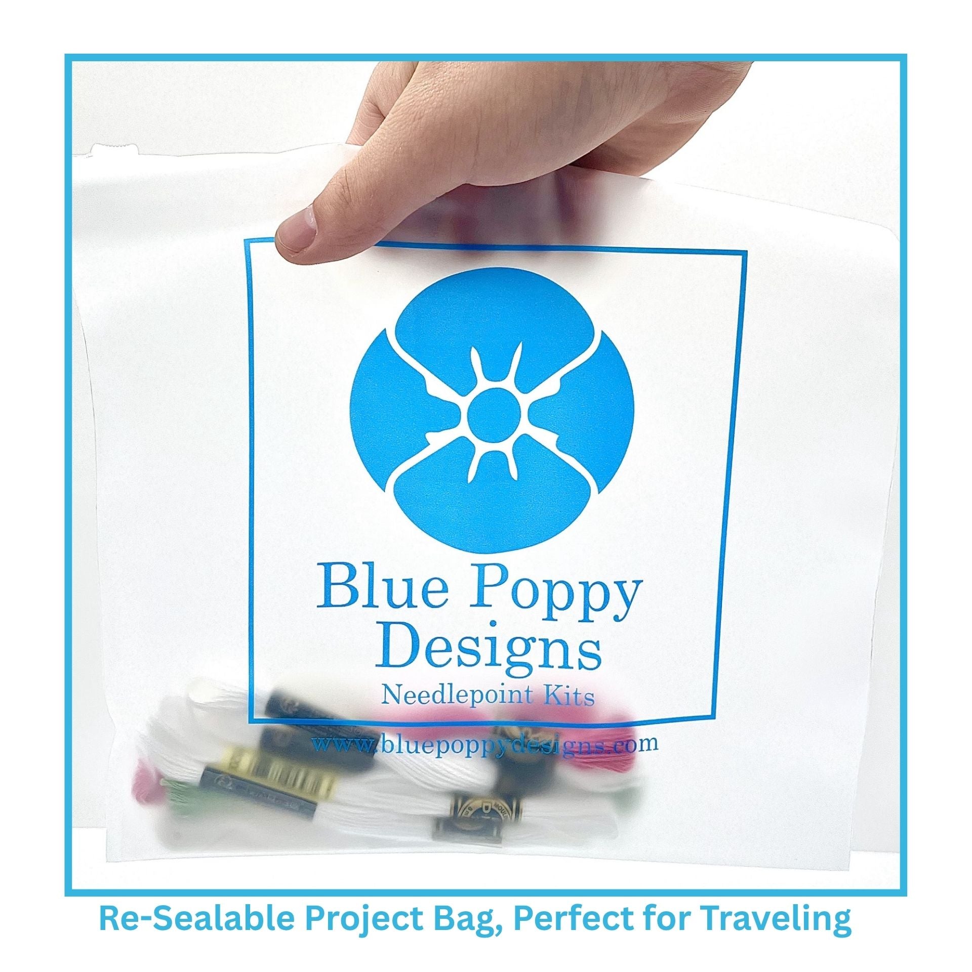 Horse Needlepoint Kit 4x4 Needlepoint Kit Blue Poppy Designs
