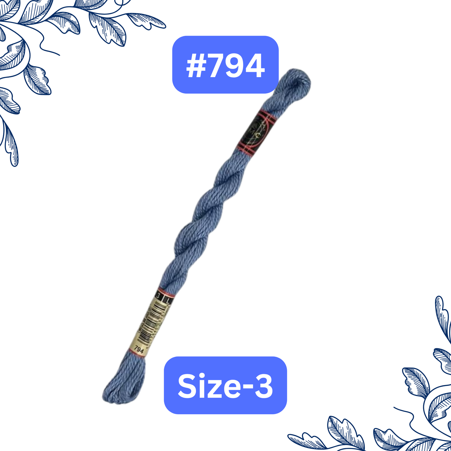 Size-3 DMC Pearl Cotton Thread #794