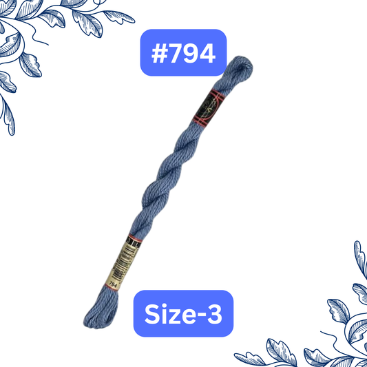 Size-3 DMC Pearl Cotton Thread #794