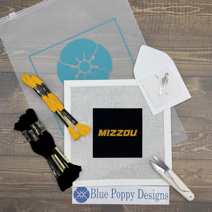 "Mizzou" 4x4 Needlepoint Design