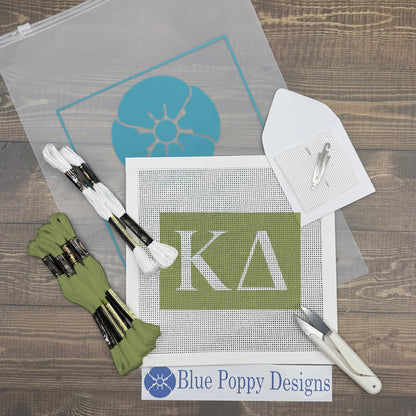 Kappa Delta 6x4 Needlepoint Kit