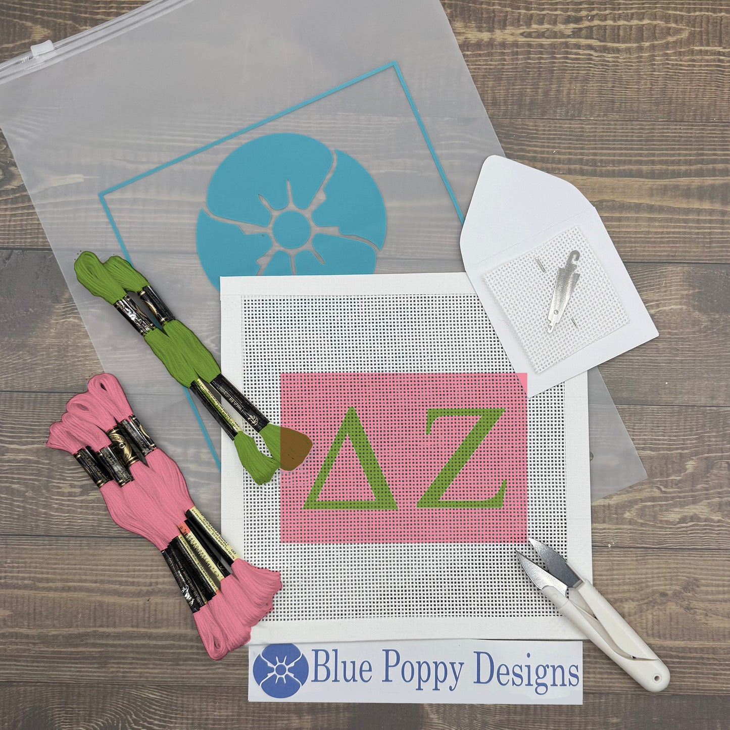 Delta Zeta 6x4 Needlepoint Kit