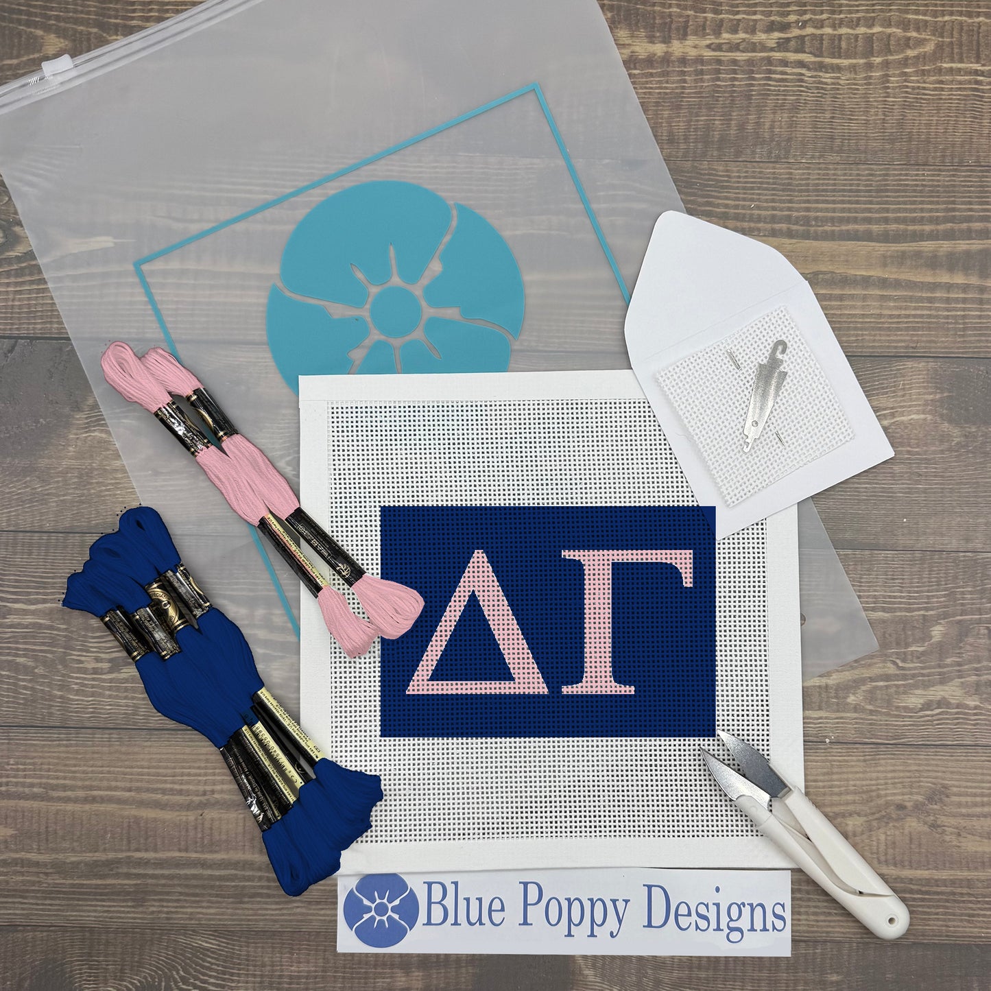 Delta Gamma 6x4 Needlepoint Kit