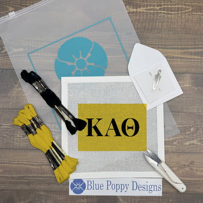 Kappa Alpha Theta 6x4 Needlepoint Kit
