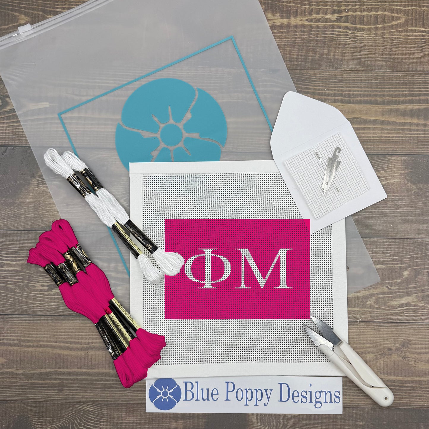 Phi Mu 6x4 Needlepoint Kit