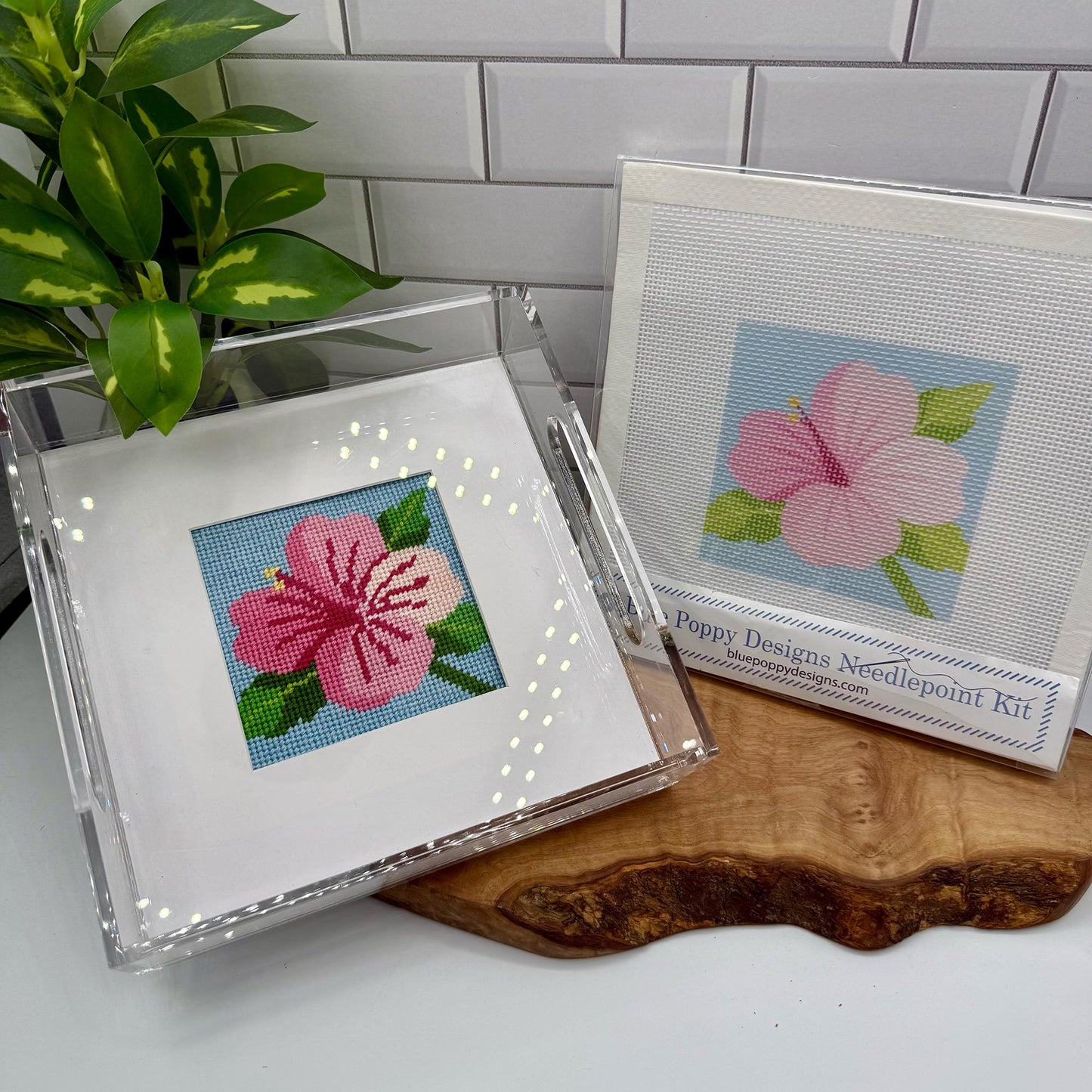 Acrylic Tray for the 4" x 4" Needlepoint kit