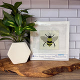 Bee Needlepoint Kit Blue Poppy Designs