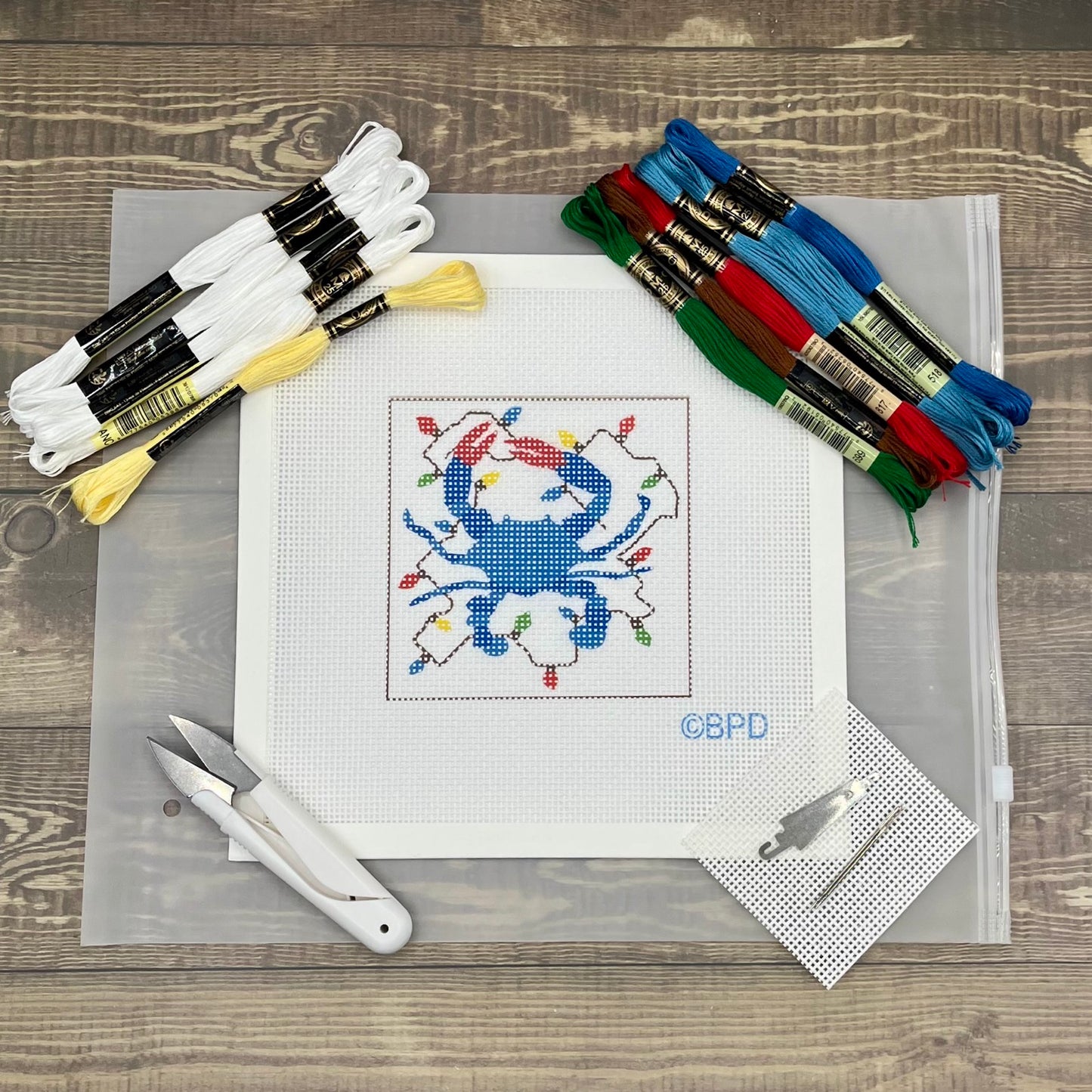Christmas Crab Needlepoint Kit