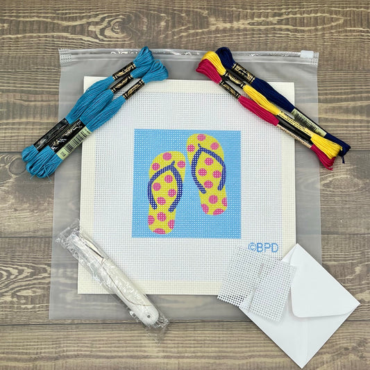 Flip Flops Needlepoint Kit