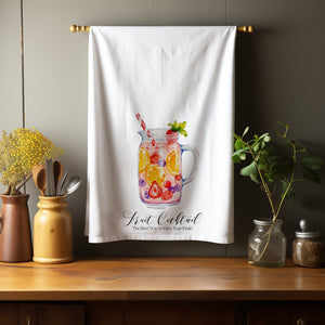 Fruit Cocktail Collection Kitchen Towel Kitchen Towel/Dishcloth Blue Poppy Designs