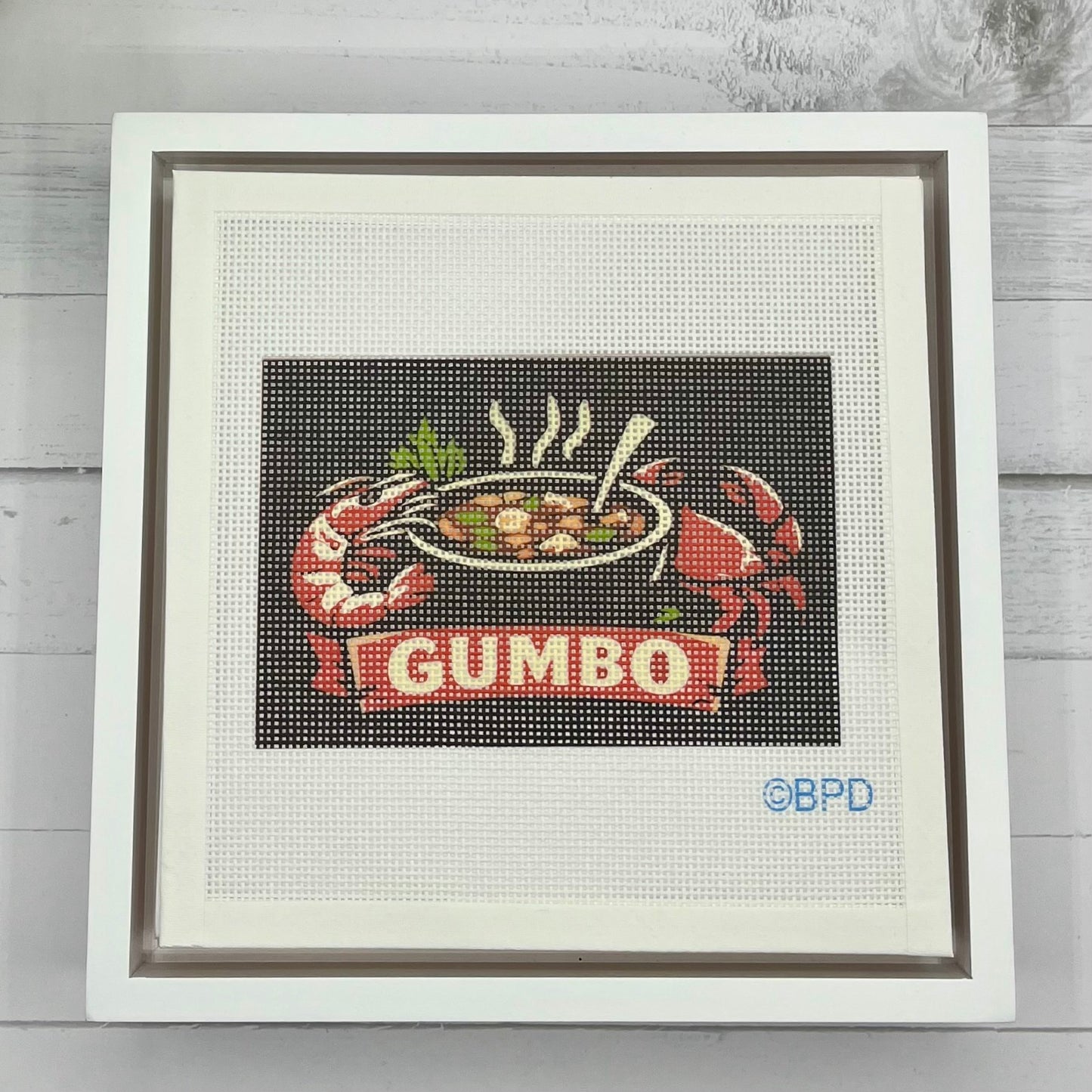 Shrimp and Crab Gumbo Needlepoint Kit