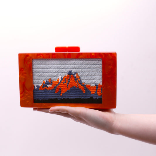 Acrylic Clutch for the 6x4 Needlepoint