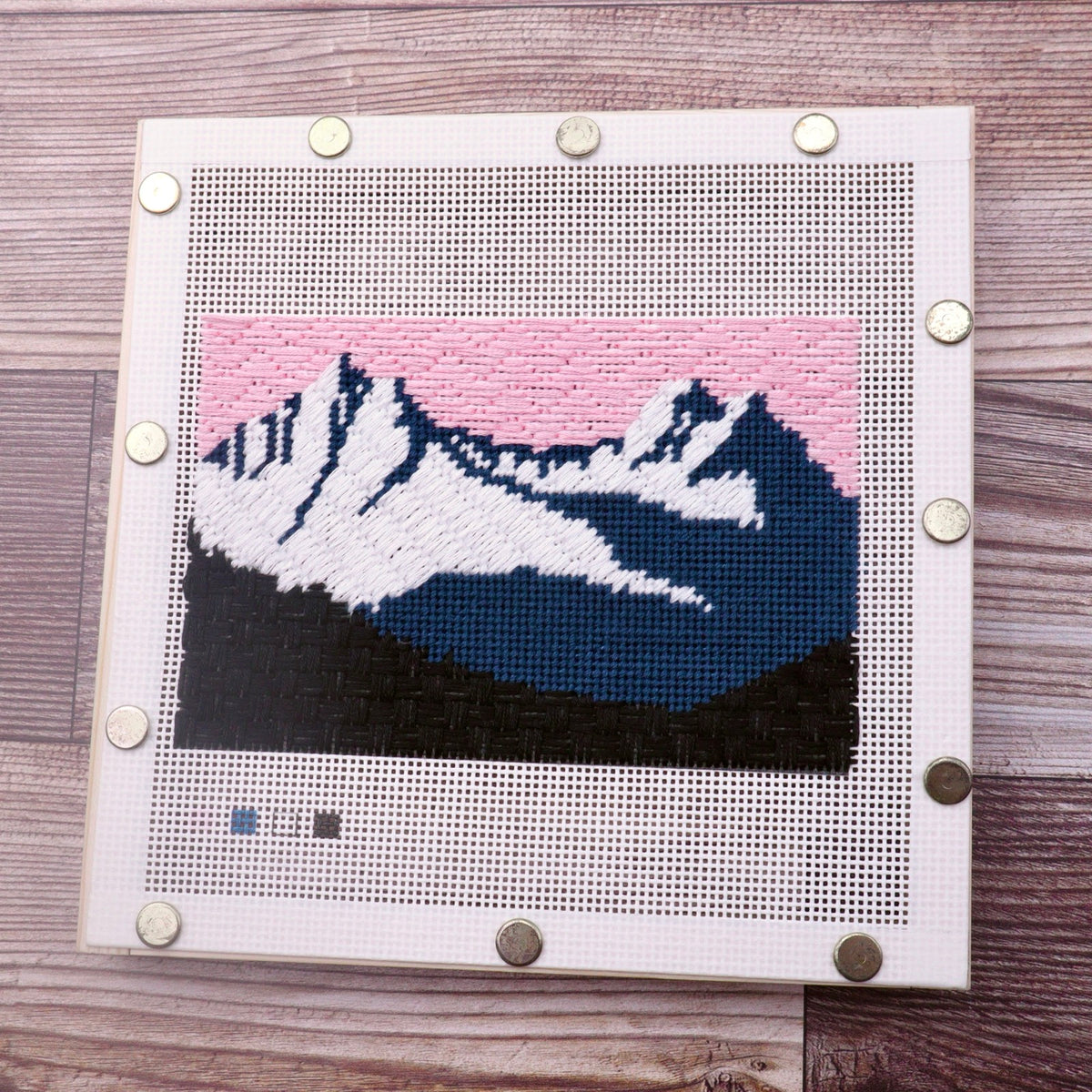 Glacier National Park Needlepoint Design Needlepoint Kit Blue Poppy Designs