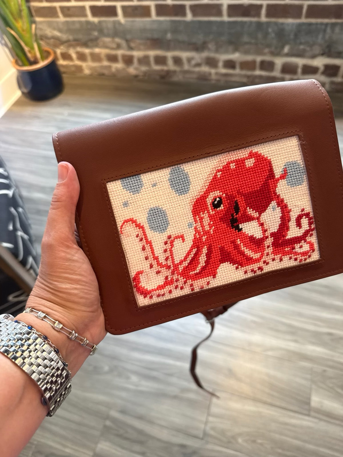 Octopus with Bubbles + Handbag