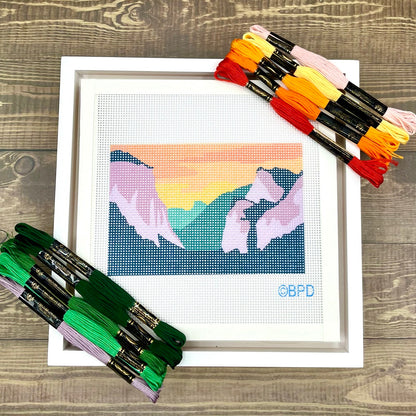 Yosemite National Park Needlepoint Kit