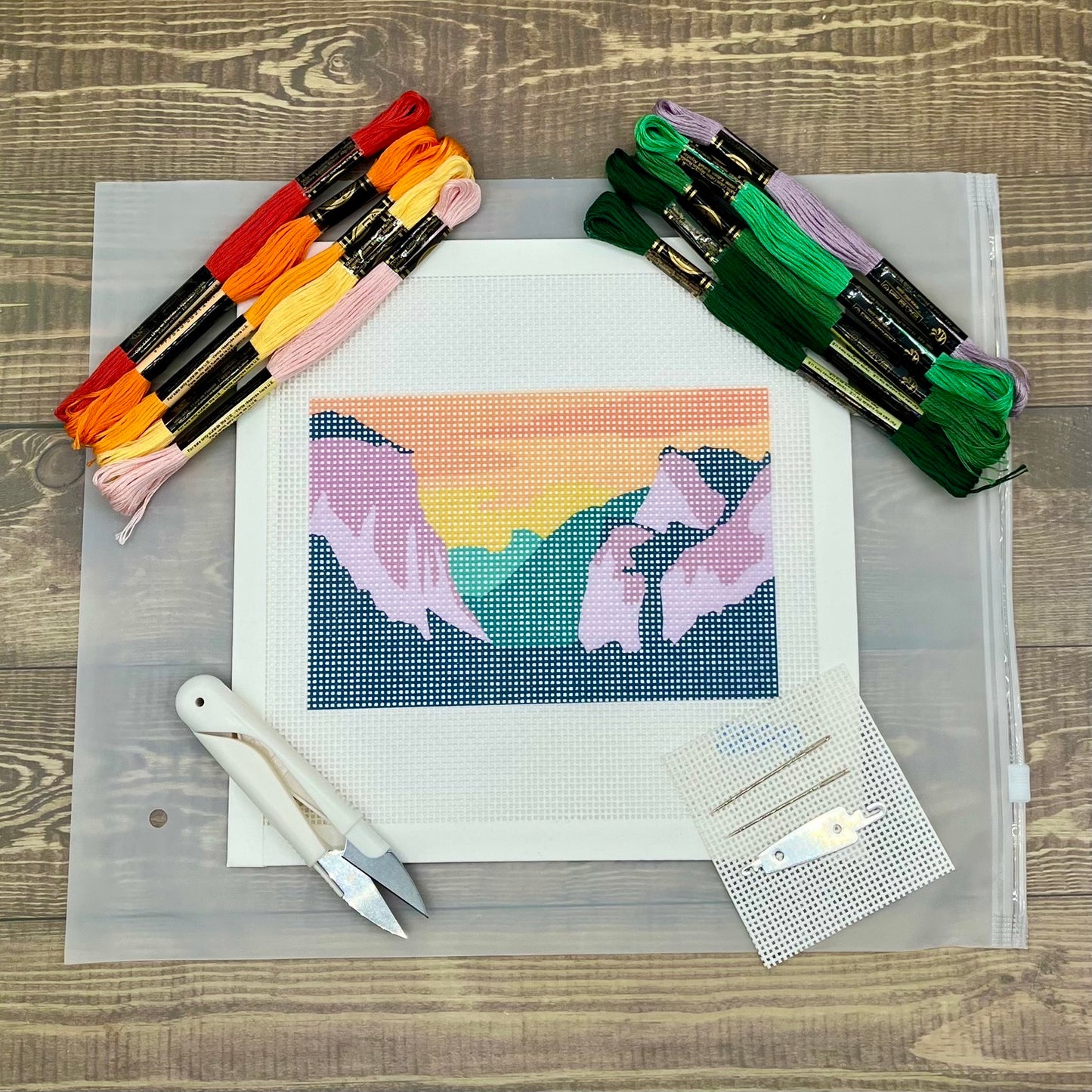 Yosemite National Park Needlepoint Kit