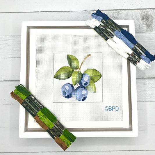Blueberries Needlepoint Kit