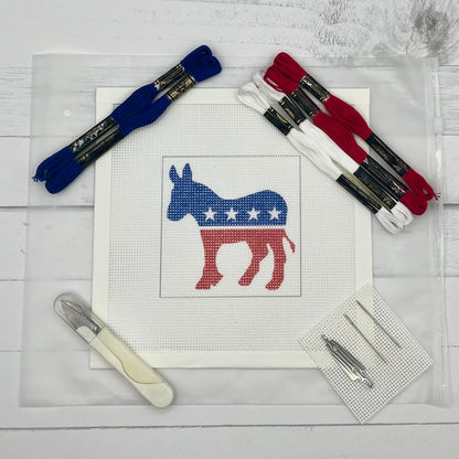 Democratic Logo Needlepoint Kit